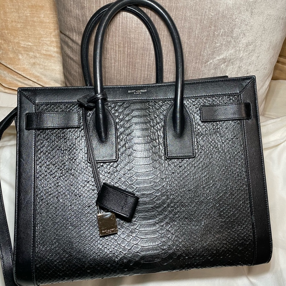 YSL Python Print Sac de Jour - Picture 4 of 14